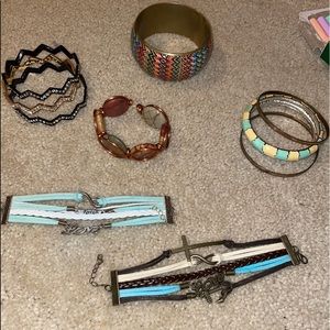 Assorted bracelets